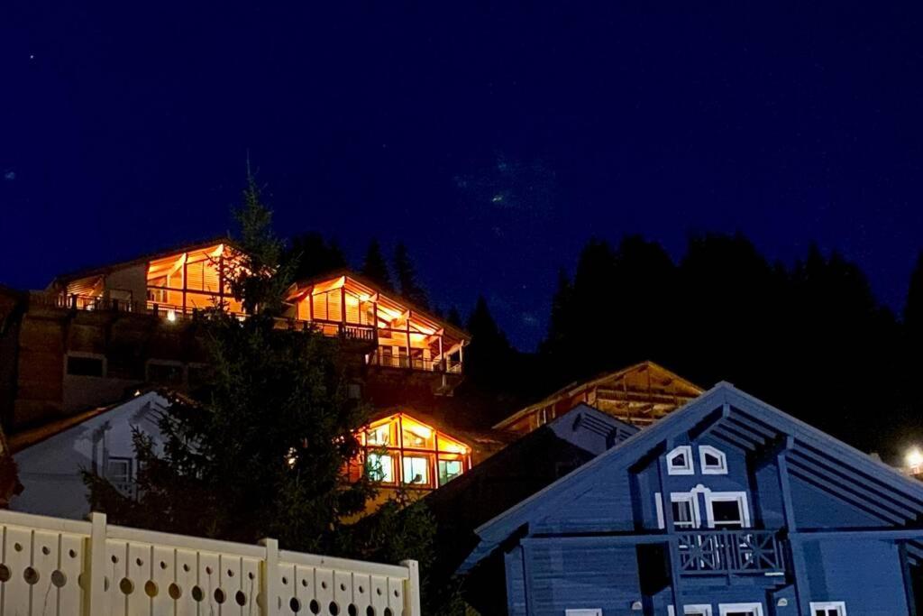 Vue Panoramique Sur Les Montagnes Plein Sud - T2 Skis Aux Pieds, Piscine & Spa Flaine Exterior foto
