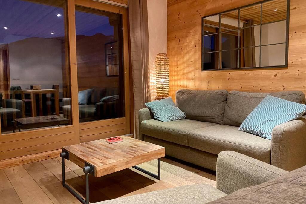 Vue Panoramique Sur Les Montagnes Plein Sud - T2 Skis Aux Pieds, Piscine & Spa Flaine Exterior foto