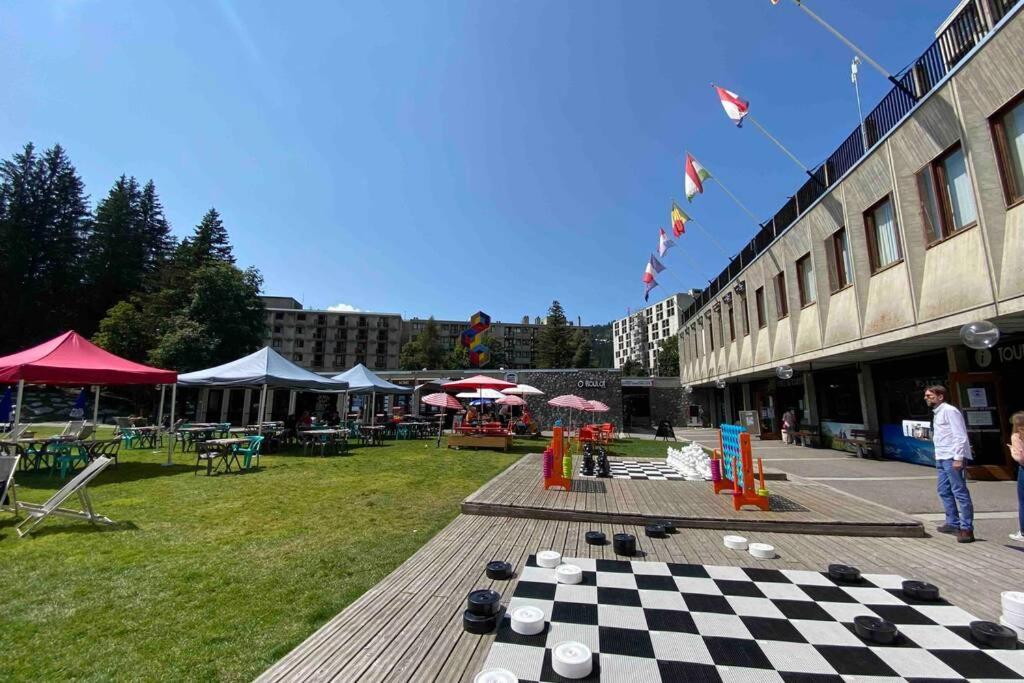 Vue Panoramique Sur Les Montagnes Plein Sud - T2 Skis Aux Pieds, Piscine & Spa Flaine Exterior foto
