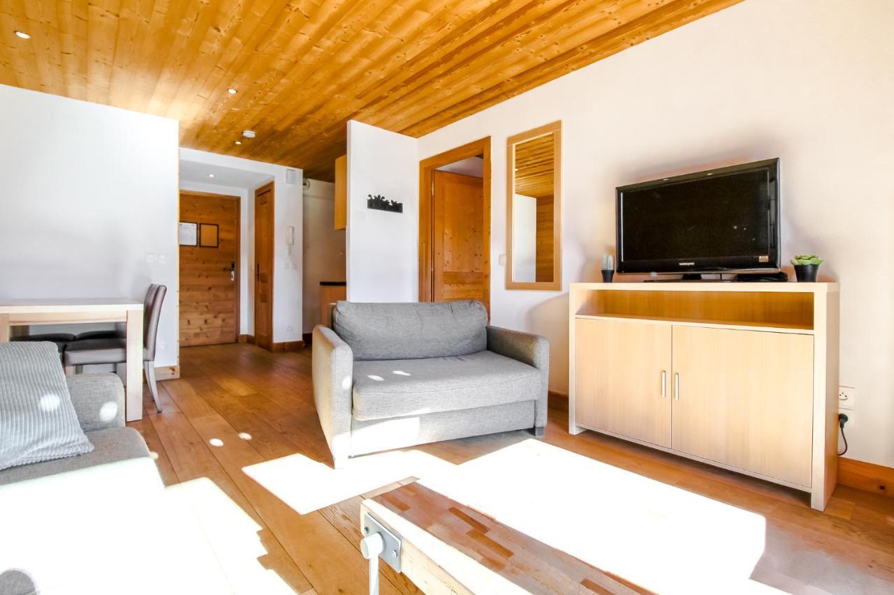 Vue Panoramique Sur Les Montagnes Plein Sud - T2 Skis Aux Pieds, Piscine & Spa Flaine Exterior foto