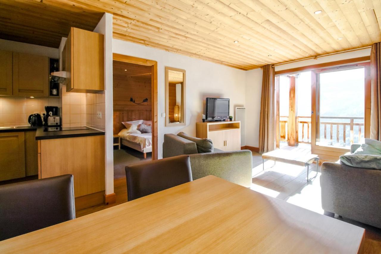 Vue Panoramique Sur Les Montagnes Plein Sud - T2 Skis Aux Pieds, Piscine & Spa Flaine Exterior foto