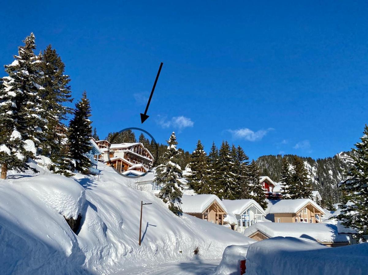 Vue Panoramique Sur Les Montagnes Plein Sud - T2 Skis Aux Pieds, Piscine & Spa Flaine Exterior foto