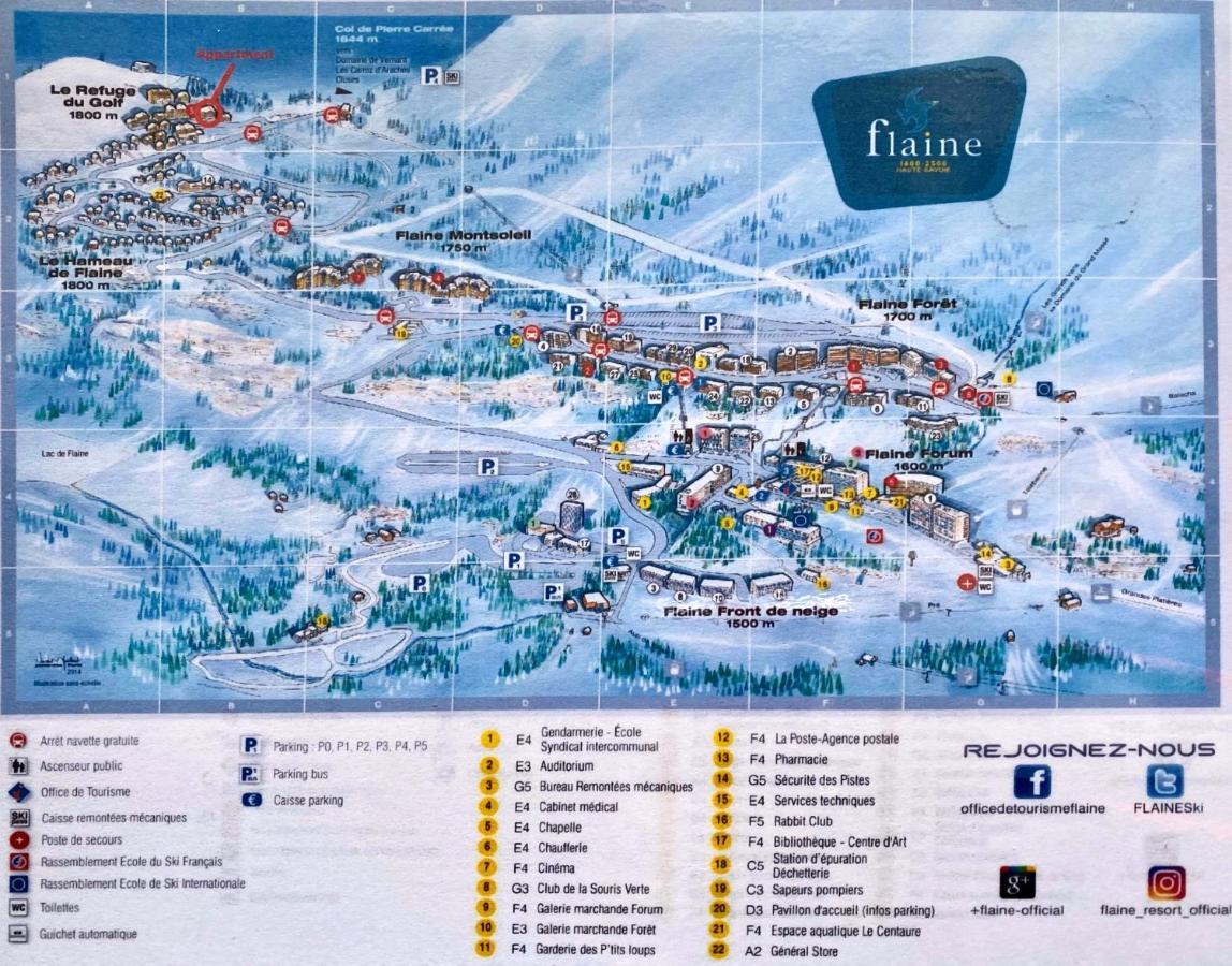 Vue Panoramique Sur Les Montagnes Plein Sud - T2 Skis Aux Pieds, Piscine & Spa Flaine Exterior foto